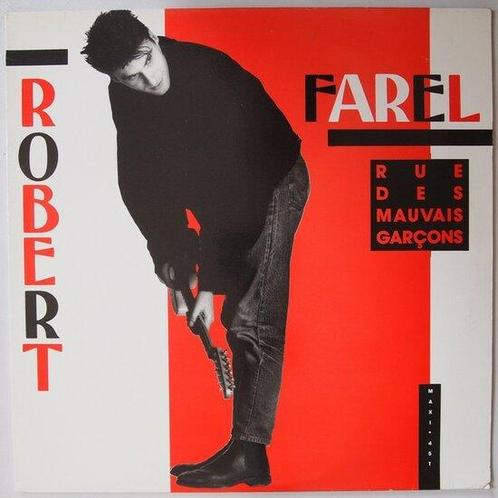 Robert Farel - Rue des mauvais garçons - 12, Cd's en Dvd's, Vinyl Singles, Maxi-single, Gebruikt, 12 inch, Pop