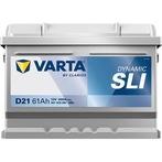 Varta Auto accu 12 volt 61 Ah SLI Dynamic type D21, Ophalen of Verzenden, Nieuw