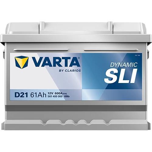 Varta Auto accu 12 volt 61 Ah SLI Dynamic type D21, Auto-onderdelen, Accu's en Toebehoren, Nieuw, Ophalen of Verzenden