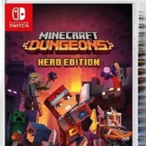 Minecraft Dungeons Hero Edition - Switch Game, Spelcomputers en Games, Games | Nintendo Switch, Ophalen of Verzenden
