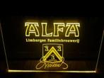 Alfa neon bord lamp LED cafe verlichting reclame lichtbak, Verzamelen, Verzenden, Nieuw