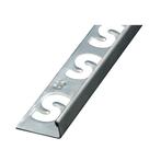 Tegelprofiel Faktum Recht RVS Geborsteld 8 mm - 250 cm, Ophalen of Verzenden, Nieuw