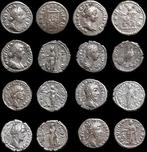 Romeinse Rijk. Lot of 8 Silver Denarii (Faustina II, Lucius