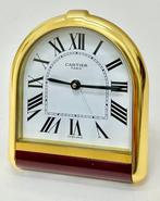 Tafelklok - cartier - Verguld, Hars - 1980-1990, Antiek en Kunst, Antiek | Klokken