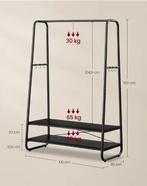 Jurkenstandaard met Planken – 6 Haken en Stevig Stalen Frame, Huis en Inrichting, Woonaccessoires | Kapstokken, Verzenden, Nieuw