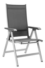 Basicplus zilver antraciet verstelbare fauteuil - Kettler, Nieuw, Verzenden
