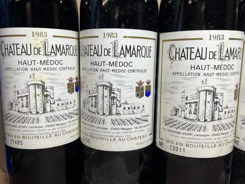 1983 Château de Lamarque - Haut-Médoc Cru Bourgeois - 6, Verzamelen, Wijnen