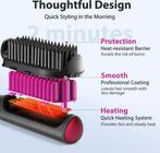 Stijltang - Stijlborstel - 2 in 1 - Zwart - Aigostar, Sieraden, Tassen en Uiterlijk, Uiterlijk | Haarverzorging, Verzenden, Zo goed als nieuw