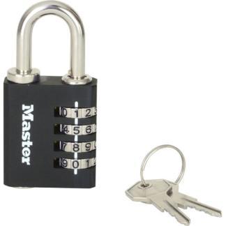 Hangslot | Master Lock | 7641EURDBLK | 40 mm, Doe-het-zelf en Verbouw, IJzerwaren en Bevestigingsmiddelen, Nieuw, Verzenden