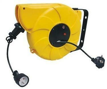 Wand kabel haspel - 13 meter - automatisch systeem - 16A - 3, Computers en Software, Pc- en Netwerkkabels, Nieuw, Ophalen of Verzenden