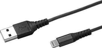 Celly USBLIGHTNYLBK 1m USB-A Lightning Zwart mobiele