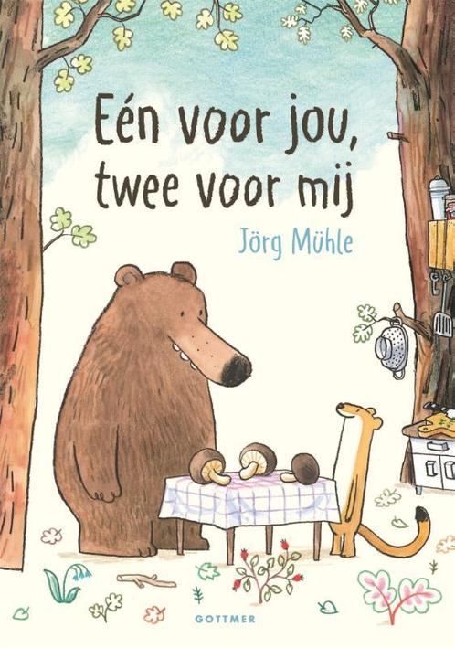 Eén voor jou, twee voor mij 9789025771454 Jörg Mühle, Boeken, Kinderboeken | Baby's en Peuters, Zo goed als nieuw, Verzenden