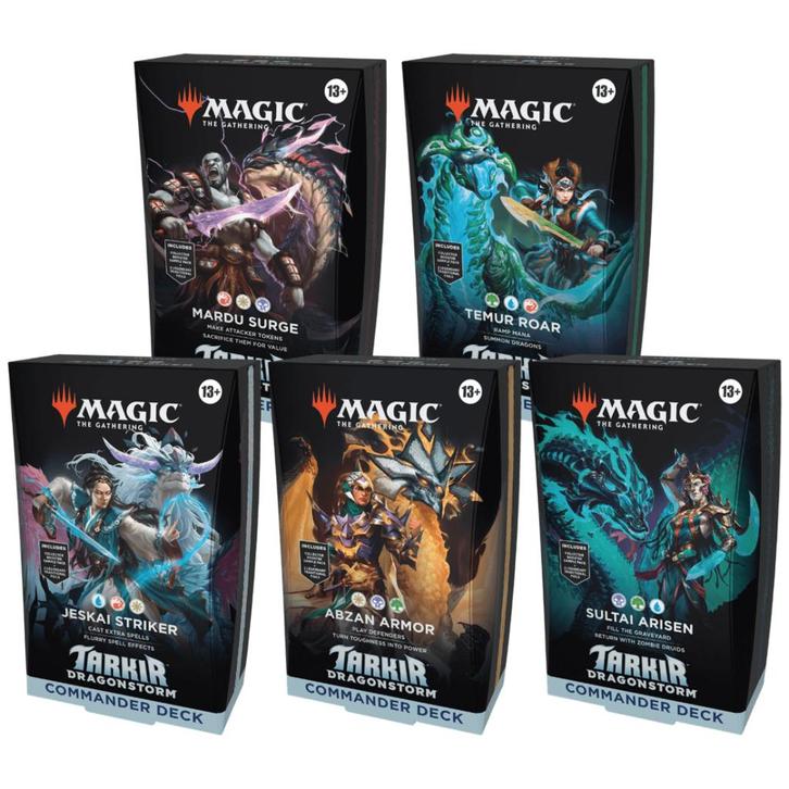 Magic the Gathering Tarkir Dragonstorm Deck Display Bundle, Hobby en Vrije tijd, Verzamelkaartspellen | Magic the Gathering, Nieuw