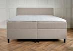 Opberg Boxspring Eefje - Beige - 140 x 200 cm, Huis en Inrichting, Slaapkamer | Boxsprings, Verzenden, Beige, Nieuw, 140 cm