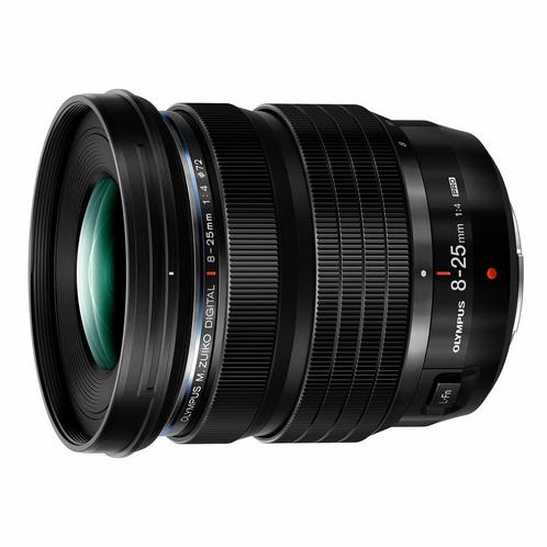 Olympus M.Zuiko Digital 8-25mm f/4.0 PRO Zwart objectief, Audio, Tv en Foto, Fotografie | Lenzen en Objectieven, Groothoeklens