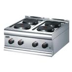 4-pits elektrische kookplaat | RVS behuizing | 7000W | 29..., Zakelijke goederen, Horeca | Keukenapparatuur, Verzenden, Nieuw in verpakking