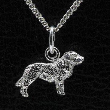 Zilveren Kuvasz ketting hanger - klein, Sieraden, Tassen en Uiterlijk, Kettinghangers, Verzenden