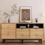 Houten Dressoir met 3 Deuren – Moderne Keukenkast met Planke, Verzenden, Nieuw