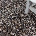Hoogpolig Vloerkleed | Shaggy | Enjoy | Taupe | 60x110 cm, Verzenden, Nieuw