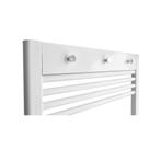 Handdoekhouder Paneel Sanicare 52x9x3 cm Wit Met 3 Chromen, Huis en Inrichting, Badkamer | Badtextiel en Accessoires, Ophalen of Verzenden