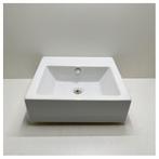 Bieden: Flori design incasso square wasbak wit 53 x 27 x  3, Watersport en Boten, Ophalen of Verzenden, Nieuw