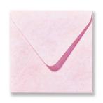 Envelop 14 x 14 cm Marmer Roze, Verzenden, Nieuw