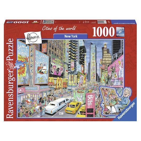 Ravensburger Puzzel Cities of the World New York 1000 Stukje, Hobby en Vrije tijd, Denksport en Puzzels, Nieuw, Verzenden