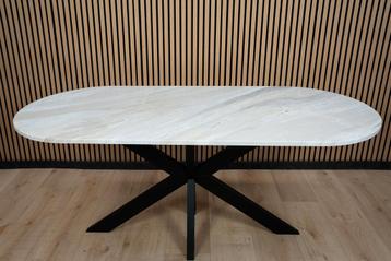 Ajax Eetkamertafel  Plat Ovaal (90x180 cm) beschikbaar voor biedingen