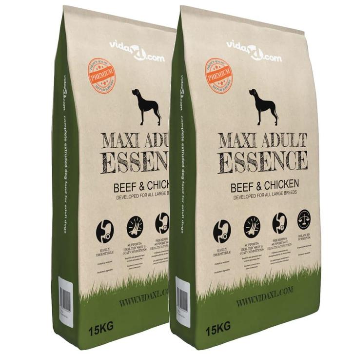 vidaXL Premium hondenvoer Maxi Adult Essence Beef & Chicken, Dieren en Toebehoren, Honden-accessoires, Nieuw, Verzenden