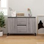 vidaXL Dressoir 102x35x70 cm bewerkt hout grijs sonoma, Huis en Inrichting, Kasten | Dressoirs, 100 tot 150 cm, Verzenden, Nieuw