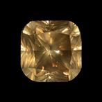 1 pcs Diamant  (Natuurlijk gekleurd)  - 10.51 ct - Cushion -, Nieuw