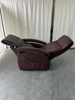 Fitform 570 sta op stoel Bruin leer met fit motion, Huis en Inrichting, Fauteuils, Minder dan 75 cm, Fitform sta op stoel , Ophalen of Verzenden