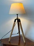 Lamp - Hout, Metaal - Moderne statief tafellamp in, Antiek en Kunst