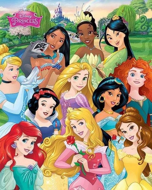 Poster Disney Princess I Am a Princess 40x50cm, Verzamelen, Posters, Nieuw, A1 t/m A3, Verzenden
