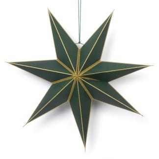 Papieren kerstster | Mica Decorations | Ø 60 cm (Groen), Diversen, Kerst, Nieuw, Verzenden