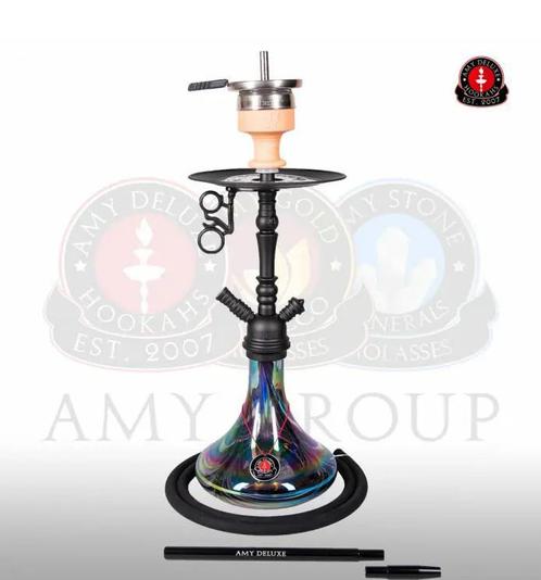 AMY Deluxe Waterpijp 056R Middle Globe | Helemaal compleet, Verzamelen, Rookartikelen, Aanstekers en Luciferdoosjes, (Water)pijp
