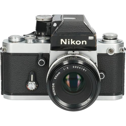 Tweedehands Nikon F2 Photomic DP-1 Prism + 50mm f/2 CM3163, Audio, Tv en Foto, Fotocamera's Analoog, Gebruikt, Nikon, Ophalen of Verzenden