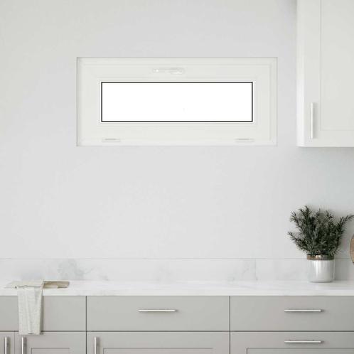 vidaXL Kelderraam RISOR 90x40 cm Kantelbaar 2-voudig glas, Doe-het-zelf en Verbouw, Glas en Ramen, Nieuw, Verzenden