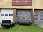 Bankstel ROLF BENZ 545 design banken zwart leer  3+2 zit, Huis en Inrichting, Banken | Bankstellen, Zo goed als nieuw, Vierpersoons of meer