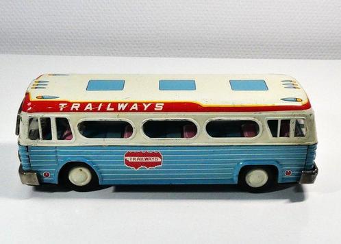 TN / Nomura, Japan - Blikken speelgoed - 1960s Trailways, Antiek en Kunst, Antiek | Speelgoed