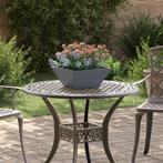 vidaXL Plastic Plantenbak 5 pcs Antraciet 35 x 35 x 15 cm, Minder dan 30 cm, Verzenden, Minder dan 60 cm, Nieuw