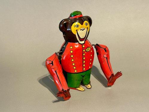 Joustra - Blikken speelgoedfiguur - Jim & Jo, 2, Antiek en Kunst, Antiek | Speelgoed