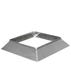 Aluminium instort stormkraag 250x250 mm, Verzenden, Nieuw