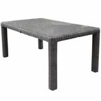 Bergamo dining tuintafel 180x100xH78 cm wit grijs, Tuin en Terras, Tuintafels, Ophalen of Verzenden, Nieuw