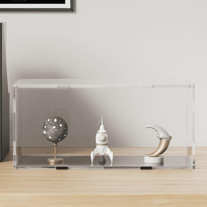 vidaXL Displaybox transparant 30x15x14 cm acryl, Huis en Inrichting, Kasten | Vitrinekasten, Nieuw, Verzenden