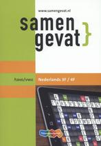 Nederlands / Havo;vwo 3F;4F / Samengevat 9789006079999, Verzenden, Zo goed als nieuw, J. Nassau