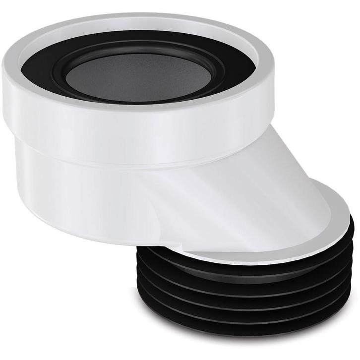 WC Afvoermanchet - Leoni - Excentrisch 6 cm, Doe-het-zelf en Verbouw, Sanitair, Nieuw, Ophalen of Verzenden