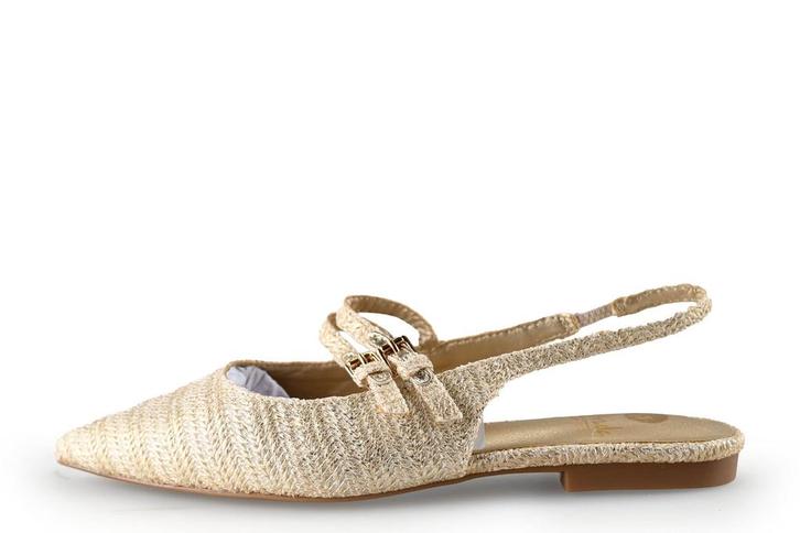 La Strada Slingbacks in maat 37 Goud | 10% korting, Kleding | Dames, Schoenen, Overige kleuren, Zo goed als nieuw, Verzenden