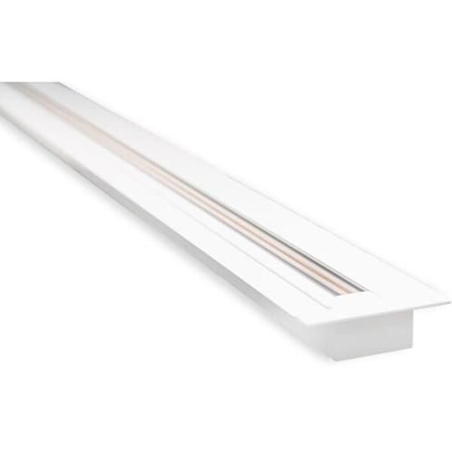 Spanningsrail - Prixa - 1 Fase - Inbouw - Aluminium - Wit -, Huis en Inrichting, Lampen | Overige, Nieuw, Ophalen of Verzenden