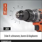 Powerplus Dual Power POWDP15200 Accuboormachine met klop, Verzenden, Nieuw